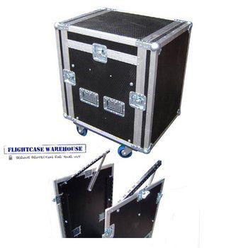 10u x 14u Console Mixer Rack Flight Case